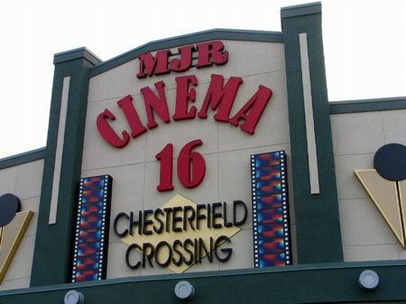 MJR Chesterfield Crossing Digital Cinema 16 - FRONT COURTESY SCOTT BIGGS